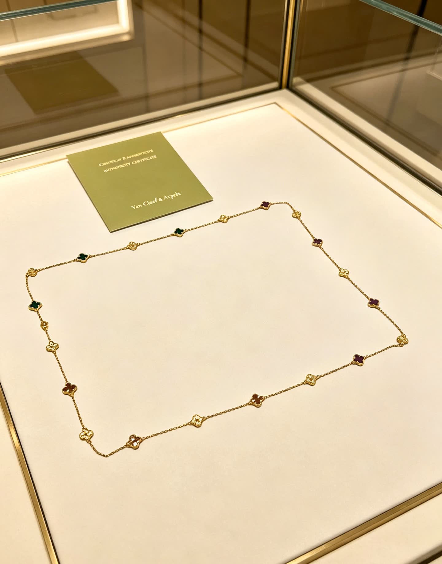Van Cleef & Arpels Vintage Alhambra Gold Necklace